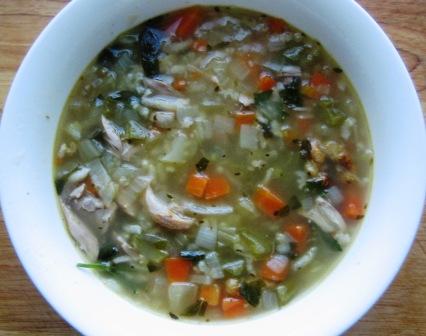 chicken soup for the soul. My chicken soup is hearty and